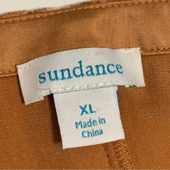 Sundance Rust Velvet Tunic with Cream Embroidery - Picture 12 of 13